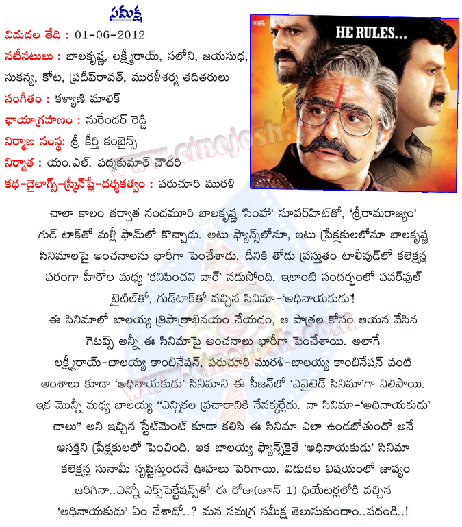 adhinayakudu review,adhinayakudu report,cinejosh adhinayakudu review,adhinayakudu movie telugu review,balakrishna adhinayakudu review,cinejosh telugu review adhinayakudu,adhinayakudu,cinejosh reviews,balayya movie  adhinayakudu review, adhinayakudu report, cinejosh adhinayakudu review, adhinayakudu movie telugu review, balakrishna adhinayakudu review, cinejosh telugu review adhinayakudu, adhinayakudu, cinejosh reviews, balayya movie